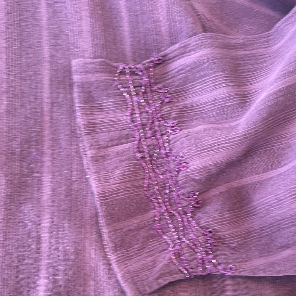 Fashion Bug Purple Sequined Women's Tunic Top 30/32W - Picture 8 of 12
